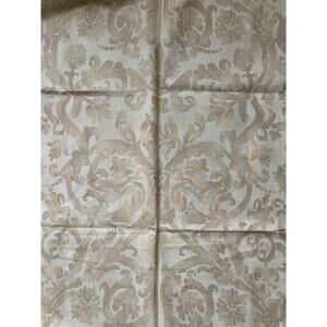 Schumacher "Antique Damask" fabric vintage swatch 2 yards and 25” light weight